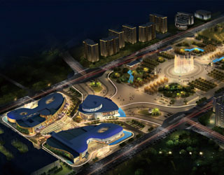 南充市順慶區(qū)濱江中路及人民廣場(chǎng)、四館一心